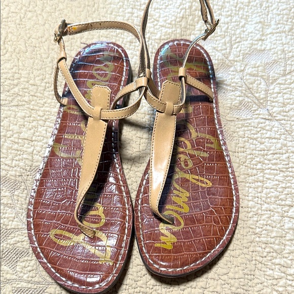Sam Edelman Stylish Tan Sandals size 8 1/2 - Picture 1 of 6
